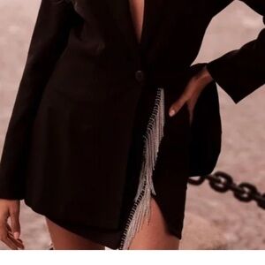 Zara mini skirt with rhinestones